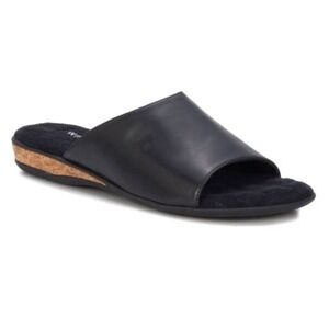 Walking Cradles Leather Comfort Slide Sandals Arch‎ Support /  7 1/2